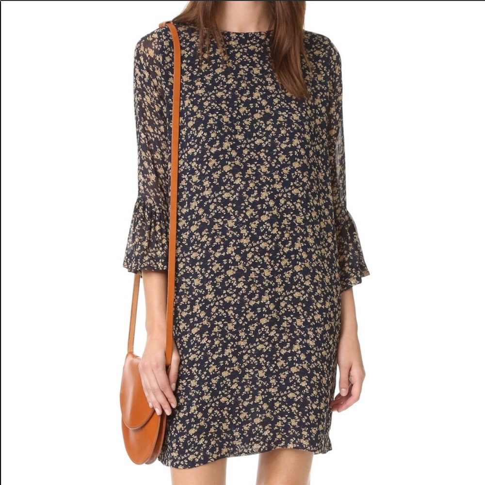 Ganni bell sleeve dress - 34/2 - Picture 2 of 7